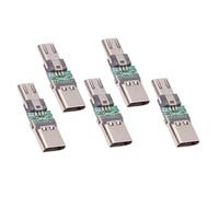 chenyang Lot de 5 adaptateurs Micro USB OTG Micro USB mâle vers USB C femelle