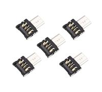 CHENYANG Lot de 5 connecteurs Adaptateur OTG Ultra Mini DM Micro USB 5 Broches pour téléphone Portable, Tablette, câble USB et Disque Flash
