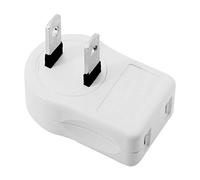 chenyang NEMA 1-15P USA Outlet Saver Rallonge Adaptateur 2 broches 2 prises 90 degrés Angle Gauche