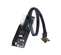 Chenyang Oculink Adaptateur hôte SFF-8612 vers PCI-E 3.0/4.0 M.2 M-Key vers SFF-8611 pour eGPU/GPD Win Max2 carte graphique externe et SSD