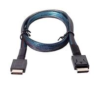 chenyang OCuLink Câble d'extension de données PCIe PCI-Express 4.0 SFF-8611 4i mâle vers mâle pour carte graphique externe eGPU et SSD 7,87"