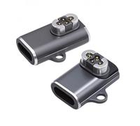 chenyang Pack de 2 adaptateurs USB C pour écouteurs à conduction osseuse, adaptateur de charge magnétique pour écouteurs Shokz-S70