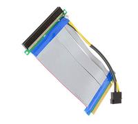 Chenyang PCI-E Express 16 x vers 16 x Carte Riser Extender avec Alimentation Molex IDE & câble Ruban 20 cm