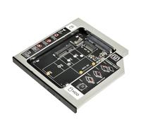 chenyang Plateau d'extension universel pour disque dur M.2 NGFF/mSATA SSD vers SATA 2ème SSD HDD HDD Caddy Extension Plateau pour ordinateur portable