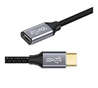 chenyang USB C mâle à femelle câble d'extension de données 10Gbps 100W pour téléphone portable 1.0M