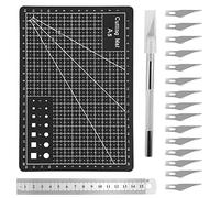 CHENYU A5 Tapis de Découpe Remplacer Scalpel Noir Cutting Mat | Tapis Decoupe Scalpel de Découpe Adapté à La Création D'art de Bricolage Découpe Sculpture