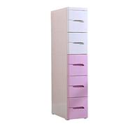 ChenYuNiu Armoire de Rangement à Espace étroit pour Salle de Bain et Cuisine Armoire de Rangement de tiroir de 20 cm de Large avec 3 Couches d'option de Couleur Gris Blanc étagère de Sauvegarde.