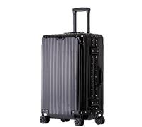 ChenYuNiu Bagages de Voyage en Aluminium avec Roue à spinnel 20 Pouces d'embarquement de Bagages à Grande Taille de Famille de Famille en Argent 20 "