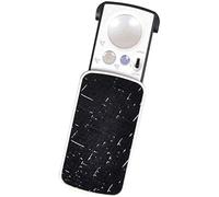 ChenYuNiu Magrand de magnificateur, 30x 60x 90x Hand Glissant de la Longer de Poche agrandissant Petite Lampe ultraviolette Portable avec Longer à LED avec lumière LED intéressante