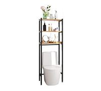 ChenYuNiu Organisateur de l'économiseur d'espace de Salle de Bain en Bois à 3 Niveaux avec étagères Multi-fonctionnaires autoportantes sur Le Rack de Rangement des Toilettes à Usage Quotidien de 70,1