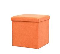 ChenYuNiu Ottoman de Rangement, Cubes tabourets Ottomans pliants, boîte de Rangement en Lin Pliant, avec Couvercle Multiple coulour - Petits Pieds de Pied, pour l'espace de Meubles de Salon intérieur