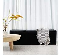 ChenYuNiu Rangement Ottoman, Cubes tabourets Ottomans pliants, boîte de Rangement en Lin Pliant, avec Couvercle Multiple coulour - Petits Pieds de Pied, pour l'espace de Meubles de Salon intérieur,