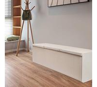 ChenYuNiu Tabouret en Papier Kraft Pliant Portable, Tabouret de Table Basse canapé à Orgue élégant, adapté au Salon, à la Salle de réception et au Centre Commercial, blanc-32 cm