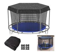 ChenYuNiu Trampoline Shade Cover 6ft-14ft Sun Protection Tent Installer Easy InStar Outdoor Cauvre pour Le Jardin Durable Trampoline Shelter UV-résistant Perfect for Summer Fun ), Additionalweblabs