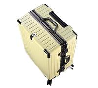 ChenYuNiu Varigne en Aluminium de Valise pour Hommes et Femmes, Casse de Chariot de Roue Universel Silencieux, valises de Code de Voyage de Voyage étudiant