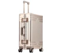 ChenYuNiu Varine de Bagages en Alliage en Aluminium adapté à la Pension du Chariot en métal de Voyage en métal Dark en8 30 "