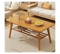 CHENYUOZ Table Basse, Table à café, Petite Table, Tables Basses en Bois avec étagère de Rangement, Table Centrale rectangulaire Moderne(39x20x24 inches)