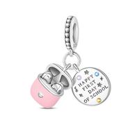 ChenYuTe 925 Charms en Argent Sterling pour Bracelet et Collier, Bijou, Cadeau pour la Fête des Mères, Compatible avec les Bracelets et Colliers Pandora pour Femmes