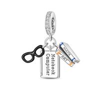 ChenYuTe 925 Charms en Argent Sterling pour Bracelet et Collier, Bijou, Cadeau pour la Fête des Mères, Compatible avec les Bracelets et Colliers Pandora pour Femmes