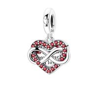 ChenYuTe 925 Charms en Argent Sterling pour Bracelet et Collier, Bijou, Cadeau pour la Fête des Mères, Compatible avec les Bracelets et Colliers Pandora pour Femmes