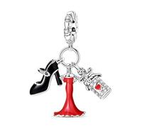 ChenYuTe 925 Charms en Argent Sterling pour Bracelet et Collier, Bijou, Cadeau pour la Fête des Mères, Compatible avec les Bracelets et Colliers Pandora pour Femmes