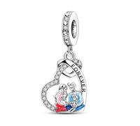 ChenYuTe 925 Charms en Argent Sterling pour Bracelet et Collier, Bijou, Cadeau pour la Fête des Mères, Compatible avec les Bracelets et Colliers Pandora pour Femmes