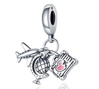ChenYuTe 925 Charms en Argent Sterling pour Bracelet et Collier, Bijou, Cadeau pour la Fête des Mères, Compatible avec les Bracelets et Colliers Pandora pour Femmes