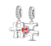 ChenYuTe 925 Charms en Argent Sterling pour Bracelet et Collier, Bijou, Cadeau pour la Fête des Mères, Compatible avec les Bracelets et Colliers Pandora pour Femmes