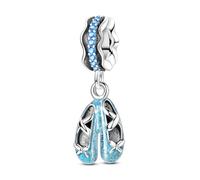 ChenYuTe 925 Charms en Argent Sterling pour Bracelet et Collier, Bijou, Cadeau pour la Fête des Mères, Compatible avec les Bracelets et Colliers Pandora pour Femmes
