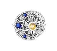 ChenYuTe 925 Charms en Argent Sterling pour Bracelet et Collier, Bijou, Cadeau pour la Fête des Mères, Compatible avec les Bracelets et Colliers Pandora pour Femmes