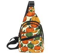 CHENZZZZ Helloween Pumkins_112 Sac à dos à bandoulière Sac à dos à bandoulière Sac de voyage Sac de randonnée Sac poitrine Sac à dos Sac à dos Sac à dos, Multicolore 02, 11.8x7x1.5in/30x18x4cm
