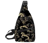 CHENZZZZ Petit sac à dos à bandoulière, sac de poitrine, sac de jour, mignon dessin animé chien chiot (2), Multicolore 20., 11.8x7x1.5in/30x18x4cm