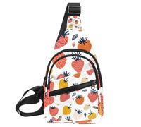 CHENZZZZ Sac à dos Sling pour homme, chou vert avocat (2), Multicolore 05, 11.8x7x1.5in/30x18x4cm
