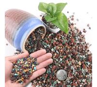 CHEOAR Mélange de Pierres de Lave 8.2 kg(18 IB) pour Plantes - 3-6mm Cailloux decoratif pour Vase-Drainage pour Cactus, Bonsaï et Succulentes - Décoration de Jardin, Vase et Terrarium