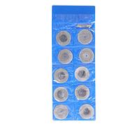 CHEOTIME 10 pièces meule diamantée, disques de coupe ensemble avec tige ronde meule de ponçage outil rotatif accessoires pour bois métal pierre verre plastique (40mm)