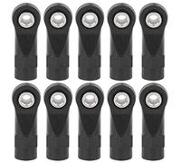 CHEOTIME 10Pcs Linkage Rod End, M4 Rotule Tête RC Car Ball End pour RC Crawler Car 23mm en Plastique Longueur Suspension Pièces pour Stable Contrôle De Direction