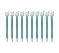CheoTime 10pcs Mélange de buse, buses de mélangeur Astuce pour la vache coupe de vache à haute efficacité Mélange de mélange en plastique mélangeur pistolet adhésif