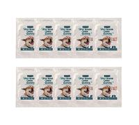 CHEOTIME 10pcs Pet Nettoyage de Nettoyage Glove Glants pour Chiens Chats, Nettoyage de Animaux de Compagnie jetable Désodorisant Les lingettes de baignade