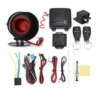 CheoTime 12v Universal Car Auto Remote Central Kit, Verrouillage de Porte Vector Anti Vol Système d'entrée sans clé, Sécurité Lock de Porte Centrale d'alerte avec 2 télécommande