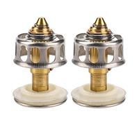 CHEOTIME 2 pièces bouchon d'évier attrape-cheveux 1,36 pouces filtre de vidange en acier inoxydable crépine une pièce moulée bouchon pop-up universel noyau en laiton bouchon