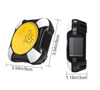 CheoTime 2pcs Contrôle ultrasonique des rongeurs, Puissant 22 à 50 kHz de fréquence Variable dissuaser la Souris, 360 ° Couverture de Souris Dissuasion pour la Maison, Bureau (1 Morceau)