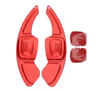 CheoTime 2pcs Shift Paddle Extension, aluminium alliage de volant à palette de volant, remplacement d'accessoires intérieurs de la voiture pour 2022 plus tard et 2015 Véhicules (Rouge)