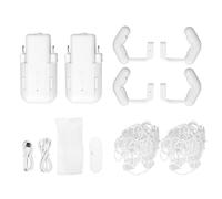 CHEOTIME 2pcs Smart ouvre-rideau, automatique motorisé rideau contrôleur à distance voix Bluetooth contrôle pour T & U Rail Roman Rod dans la chambre salon bureau
