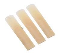 Cheotime 3 PCS Alto Saxophone Rushs, Alto Sax Rushs Clarinet Bamboo Rushs Advanced Craft 2.5 Rushs Saxophone Accessoires pour le saxophone débutant et joueur (Couleur du bois)