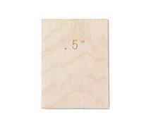 CHEOTIME 3pcs Guitar Neck Shims, Maple Wood Shims with 0.25 0.5 1 Degree Angles, Bass Guitar Neck Angle Adjustment Tool for Repair