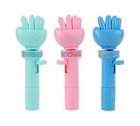 CHEOTIME 3Pcs Rock Paper Ciseaux Jouet, Doigt Deviner Jeu Jouet Portable Changement Deviner Divertissement Jouet Interactif Vert Rose Bleu