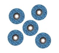 CHEOTIME 5 pièces meules 100mm disque de meule meuleuse d'angle affûtage et façonnage forets pour métal bois acier inoxydable finition trou diamètre 22mm (125 * 14 * 22 holes blue diamond)
