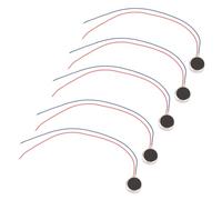 CHEOTIME 5PCS 10mmx2mm Mini Petits Moteurs de Vibration, DC 3V 11000RPM Type de Bouton Plat Micro DC Moteur Vibrant pour Tablette Pager Téléphone Portable (34MM)