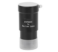 CheoTime 5X Barlow Lens, 1,25 Pouce avec Optique Multi-revêtement HD pour Les oculaires du télescope, Accessoire d'astronomie amélioré pour la visualisation planétaire