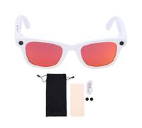 CheoTime 8MP Lunes de caméra pour Hommes Femmes, Lunettes intelligentes AI avec Traduction en Temps réel et Analyse d'objets, Lunettes de Soleil Anti-Shake Bluetooth pour Les